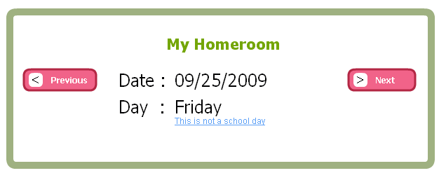 attendance scroller QuickSchools attendance scroller