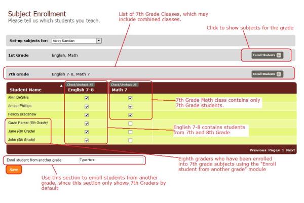 Subject Enrollment Screen Subject Enrollment Screen