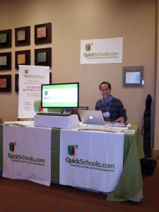 Azreen at the QuickSchools booth, ISNA Education Forum 2012 Azreen at the QuickSchools booth, ISNA Education Forum 2012