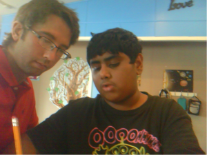 Franklin Burns with Allysa's brother