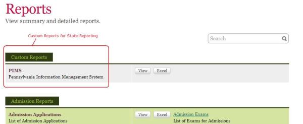 Custom Report for State Reporting Custom Report for State Reporting