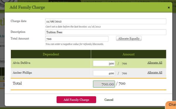 Fee Tracking with Family Billing Fee Tracking with Family Billing