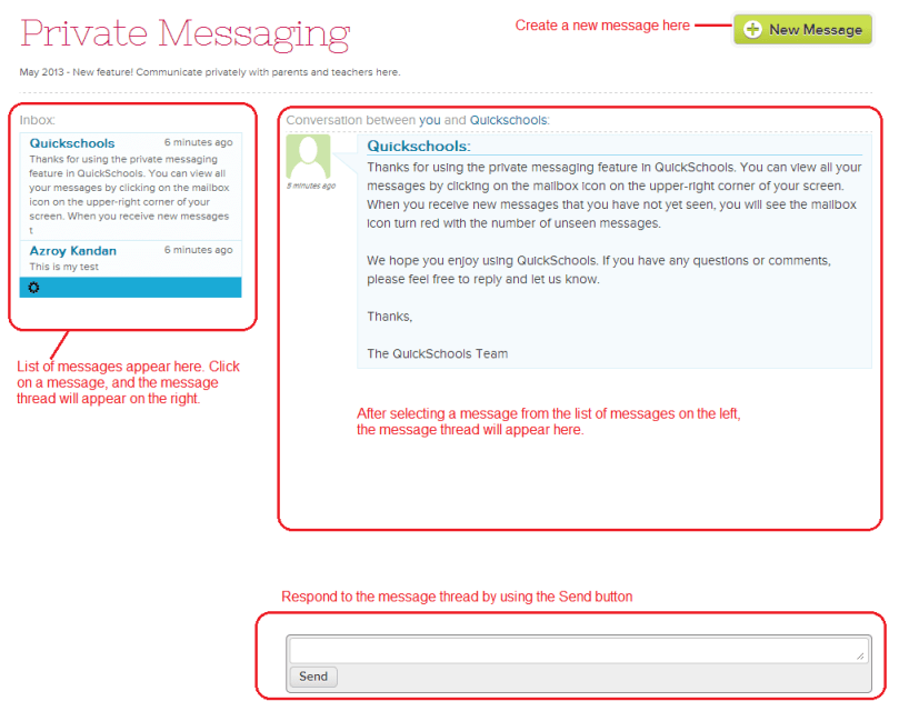Parent Messaging for Parents