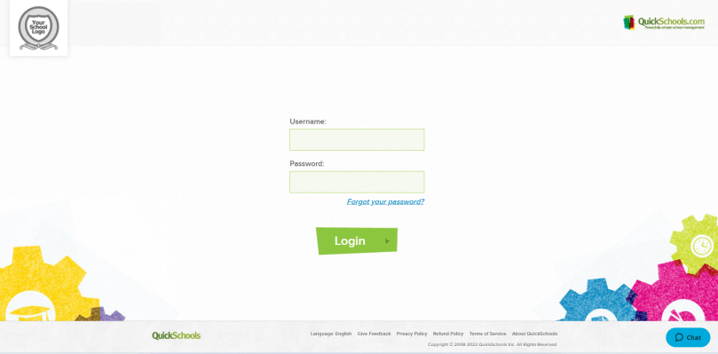 quickschool school login page for their sis