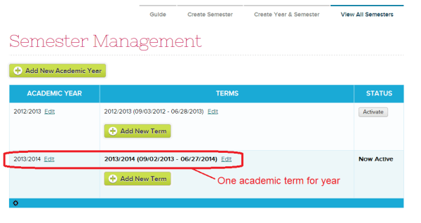 Setting up Academic Terms for Consolidated Gradebooks
