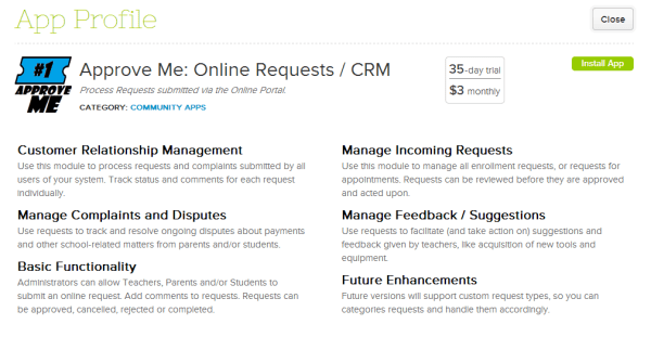 Approve Me: App Store Profile