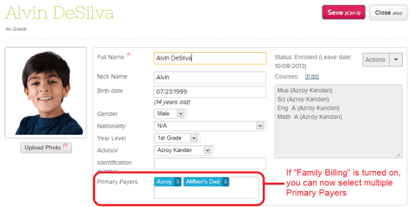 New Fee Tracking with Multiple Primary Payers