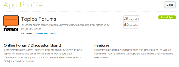 Topica Forum - App Store Profile
