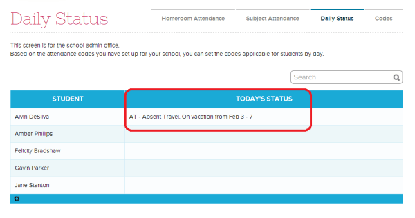 Apply Custom Attendance Codes to Students