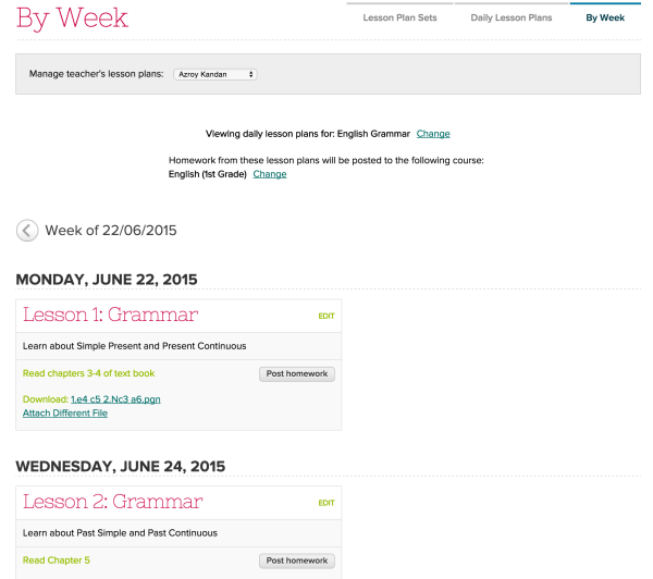 View Lesson Plans by Week