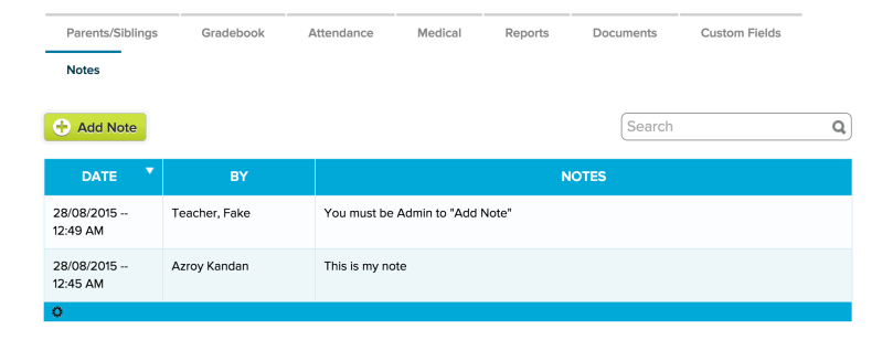 Student Notes