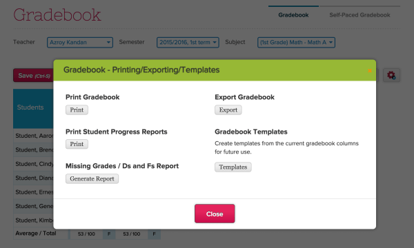 New Gradebook Improvements (2015)