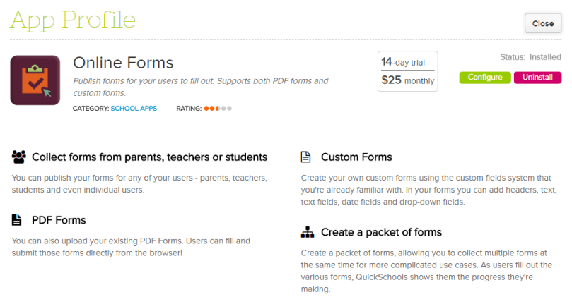 Enhanced Online Forms image