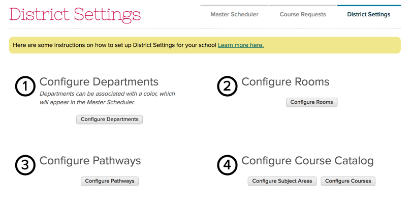 Configure Subject Areas and Courses in your Course Catalog