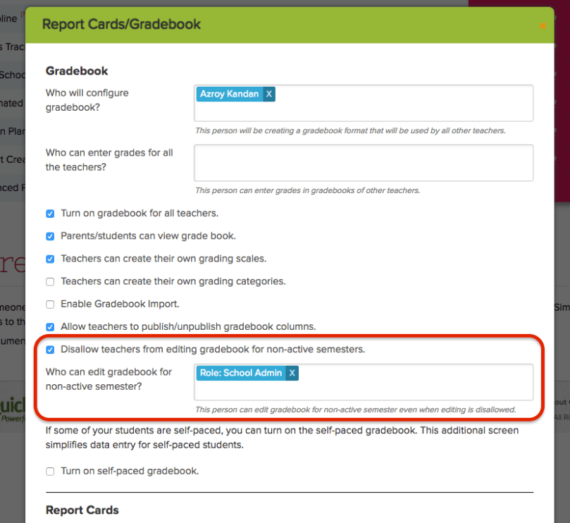 Disallow Gradebook for Non-Active Terms
