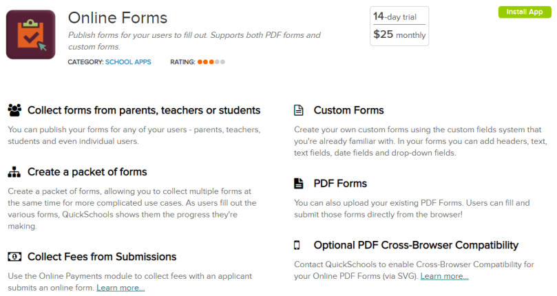 Online Forms 