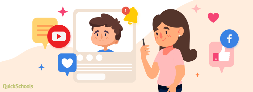 how social media impacts your students, both the positive and negative