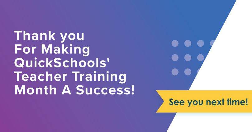 thank you for joining our teacher training webinar