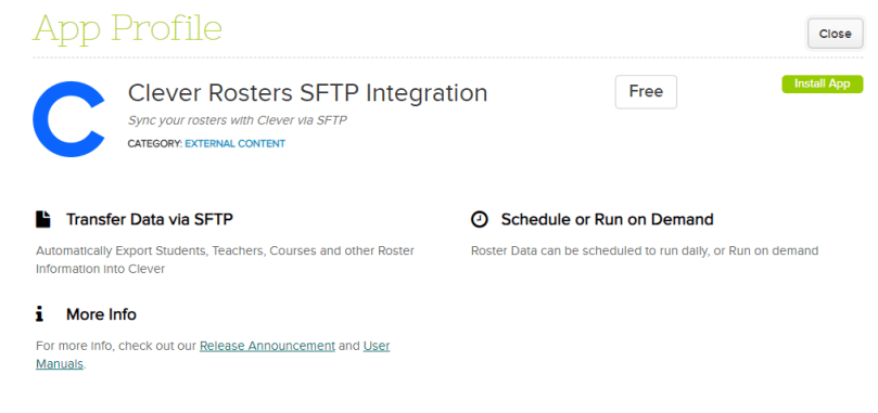Integrating QuickSchools with Clever via SFTP