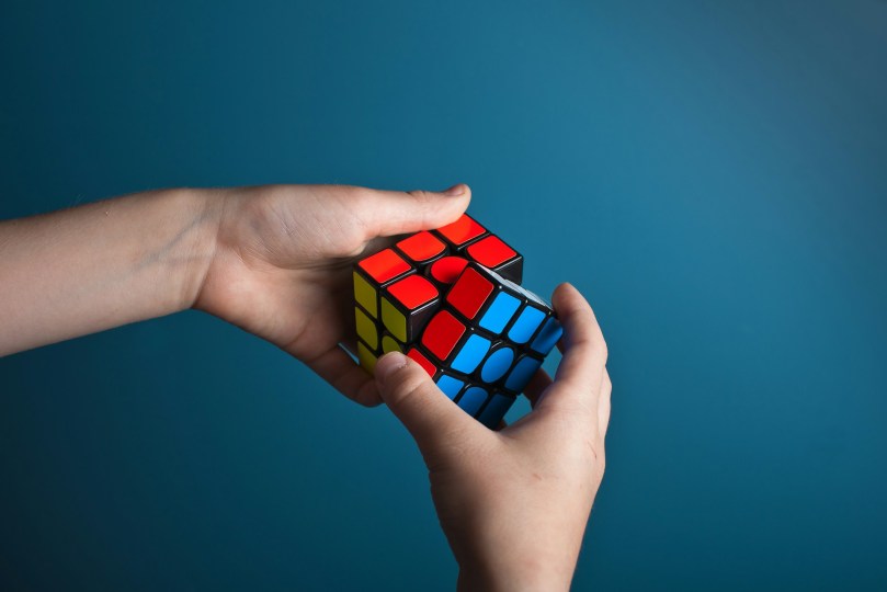 problem solving a rubik's cube