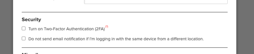 Two-Factor Authentication with QuickSchools