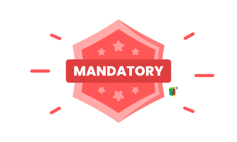 Making data mandatory