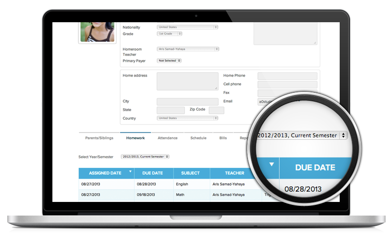 Online Gradebook Software In Student Information System